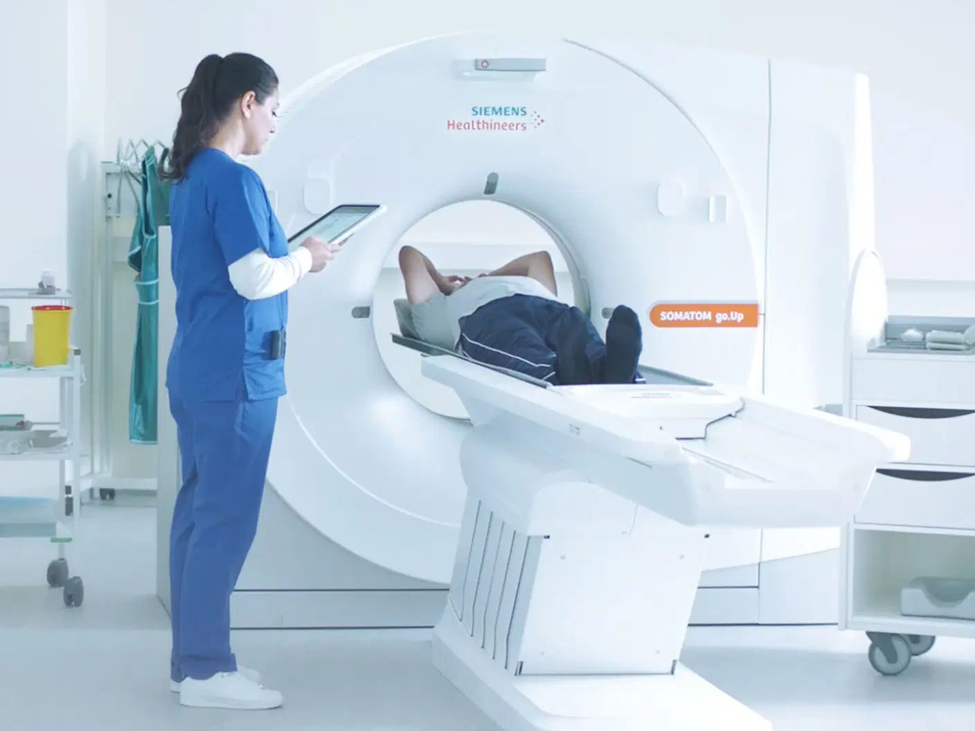 Patient in a MRI Scan Machine